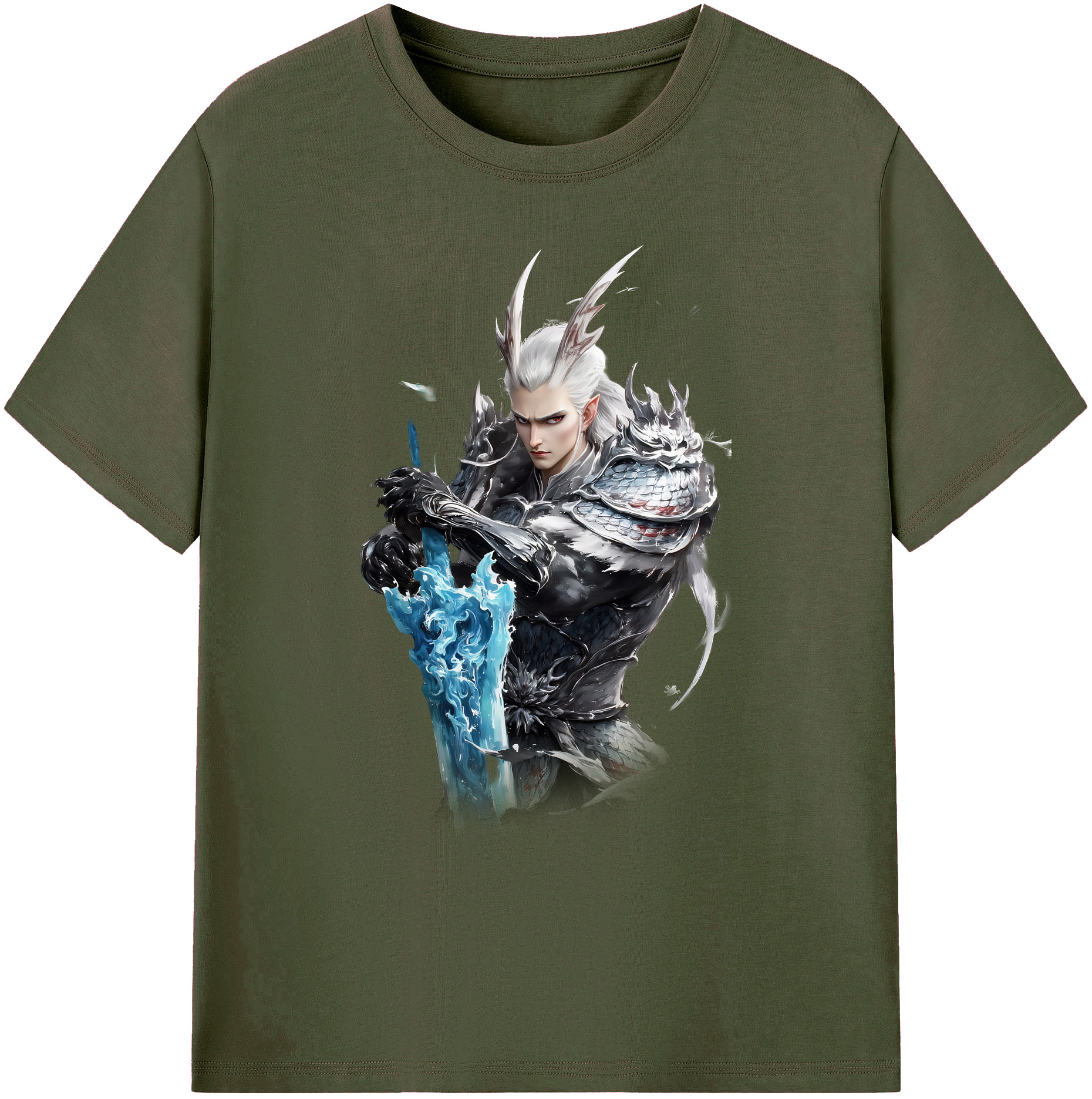 （画像用） Ne Zha 2 ナタ 魔童の大暴れ 綿100％ メンズ半袖Tシャツ｜肌触りやわらか＆通気性